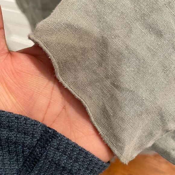 Johnny Was Womens Beatriz Linen Trapeze Tunic Dress XS Green Boho Cottagecore - Picture 4 of 8